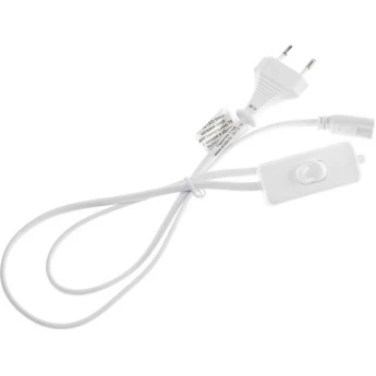 Сетевой шнур ECOLA LED LINEAR LT5RSSELT для светильника T5 с вилкой и общим выключателем, 1м