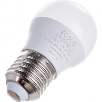Светодиодная лампа ECOLA G4 LED K7GD70ELC 7,0W G45 220V E27 6500K